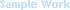 Sample Work